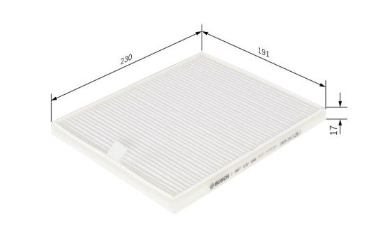 Filter, kupéventilation M2066 Bosch, bild 8