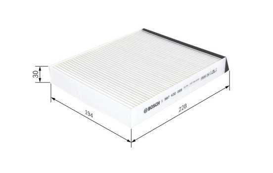 Filter, kupéventilation M2069 Bosch, bild 9