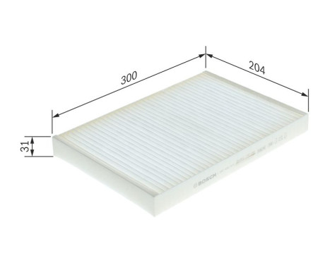 Filter, kupéventilation M2071 Bosch, bild 9