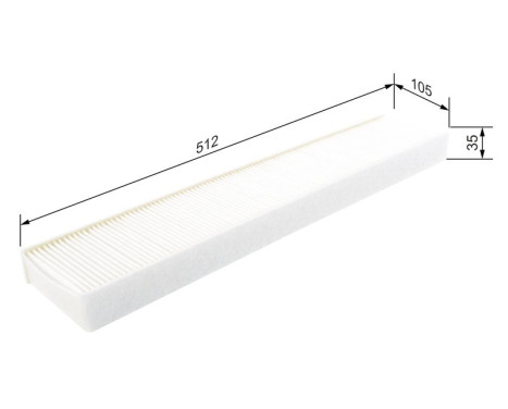 Filter, kupéventilation M2073 Bosch, bild 9