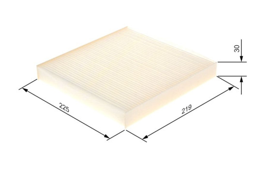 Filter, kupéventilation M2083 Bosch, bild 9