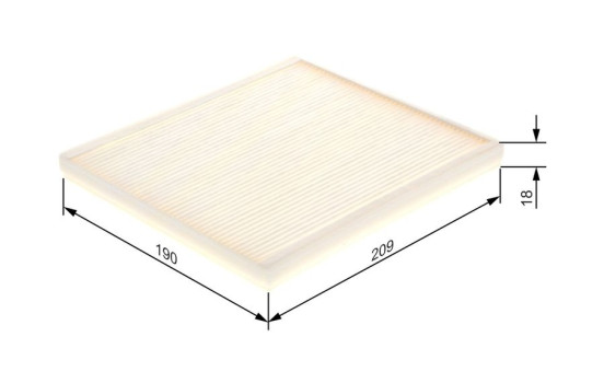 Filter, kupéventilation M2084 Bosch, bild 9