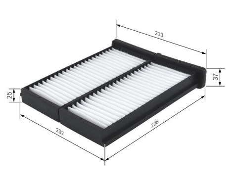 Filter, kupéventilation M2086 Bosch, bild 8