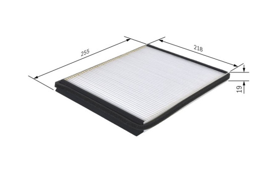 Filter, kupéventilation M2089 Bosch, bild 9