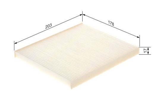 Filter, kupéventilation M2106 Bosch, bild 8