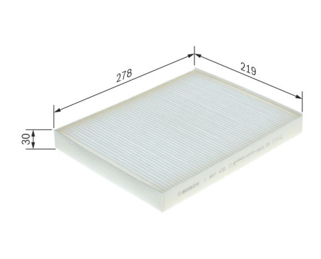 Filter, kupéventilation M2114 Bosch, bild 9