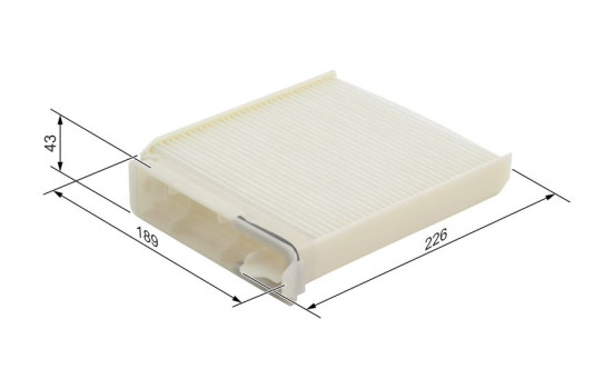 Filter, kupéventilation M2120 Bosch, bild 5
