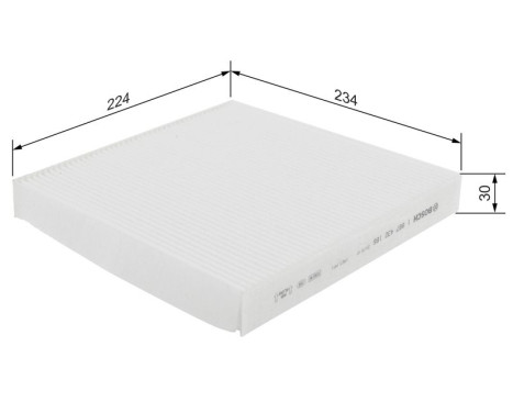 Filter, kupéventilation M2166 Bosch, bild 5