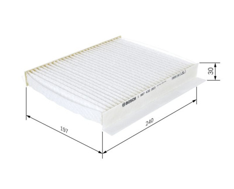 Filter, kupéventilation M2203 Bosch, bild 5