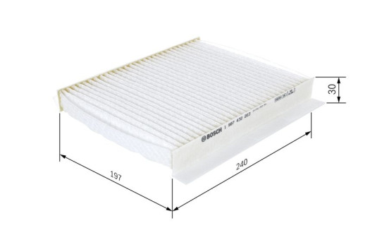 Filter, kupéventilation M2203 Bosch, bild 5