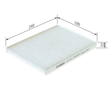 Filter, kupéventilation M2215 Bosch, bild 9