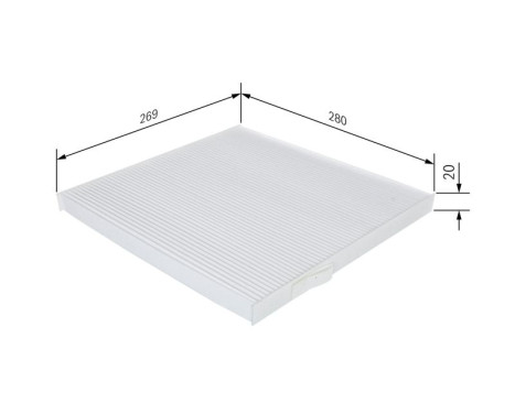 Filter, kupéventilation M2237 Bosch, bild 5