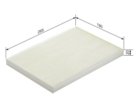 Filter, kupéventilation M2238 Bosch, bild 5