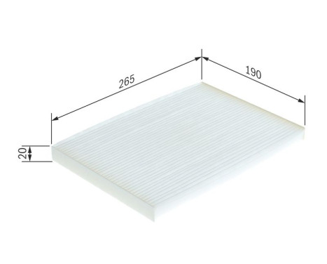 Filter, kupéventilation M2238 Bosch, bild 9