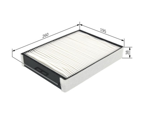 Filter, kupéventilation M2256 Bosch, bild 4