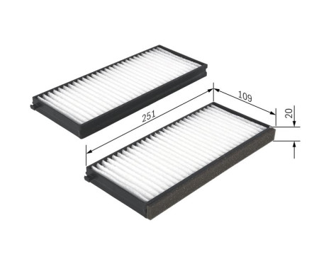 Filter, kupéventilation M2260 Bosch, bild 5