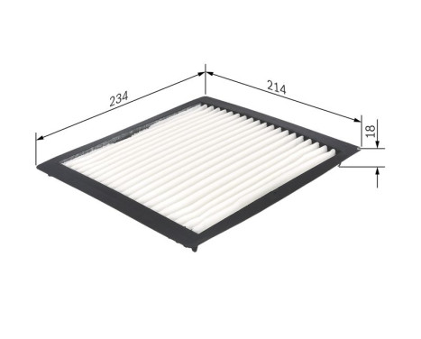 Filter, kupéventilation M2263 Bosch, bild 5