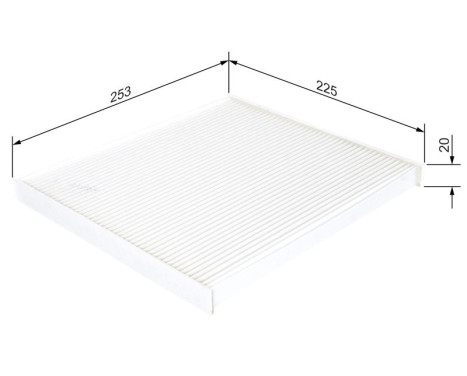 Filter, kupéventilation M2269 Bosch, bild 9
