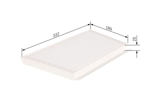Filter, kupéventilation M2270 Bosch, bild 5
