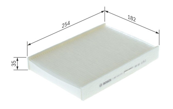 Filter, kupéventilation M2272 Bosch, bild 9