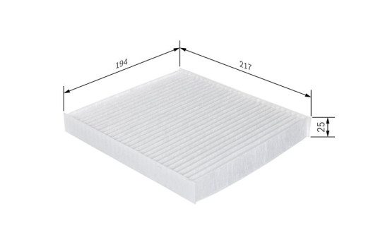 Filter, kupéventilation M2273 Bosch, bild 5