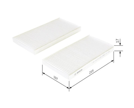 Filter, kupéventilation M2277 Bosch, bild 9