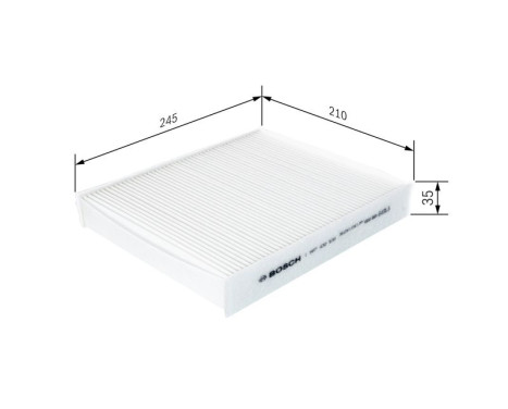 Filter, kupéventilation M2539 Bosch, bild 5
