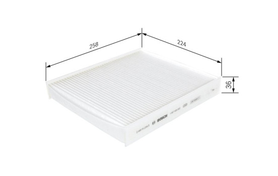 Filter, kupéventilation M5002 Bosch, bild 5