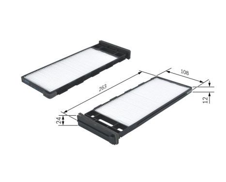 Filter, kupéventilation M5006 Bosch, bild 5