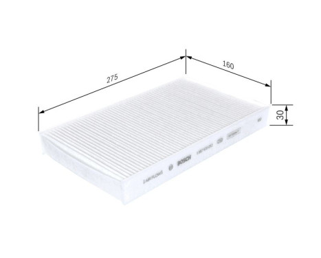 Filter, kupéventilation M5012 Bosch, bild 9