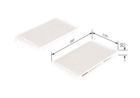 Filter, kupéventilation M5015 Bosch