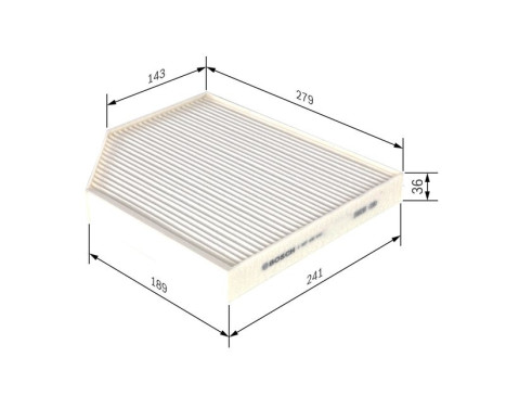 Filter, kupéventilation M5016 Bosch, bild 9