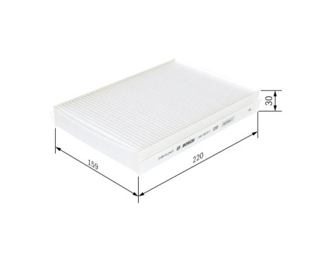 Filter, kupéventilation M5017 Bosch, bild 8