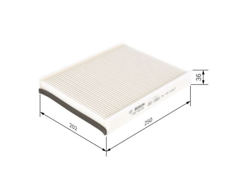 Filter, kupéventilation M5018 Bosch, bild 9