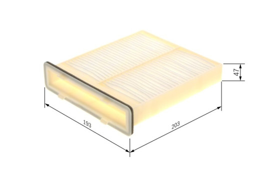 Filter, kupéventilation M5037 Bosch, bild 5