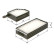 Filter, kupéventilation M5043 Bosch, miniatyr 9