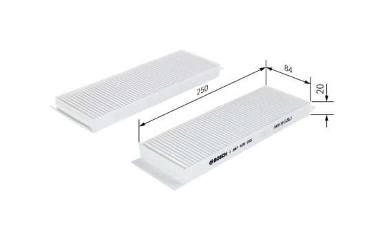 Filter, kupéventilation M5050 Bosch, bild 5