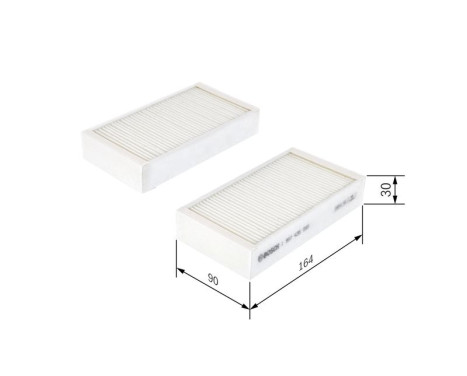 Filter, kupéventilation M5055 Bosch, bild 9