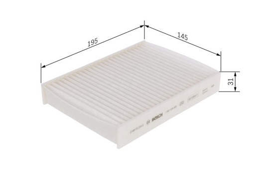 Filter, kupéventilation M5066 Bosch, bild 5