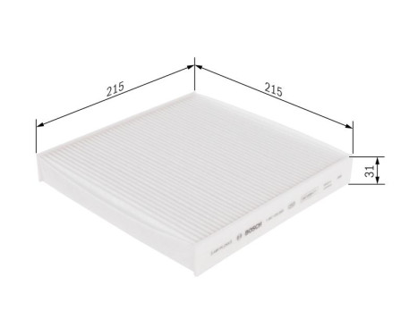 Filter, kupéventilation M5069 Bosch, bild 5