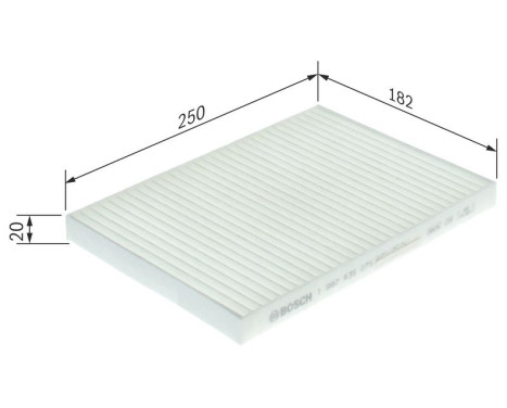 Filter, kupéventilation M5075 Bosch, bild 9