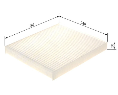 Filter, kupéventilation M5079 Bosch, bild 5