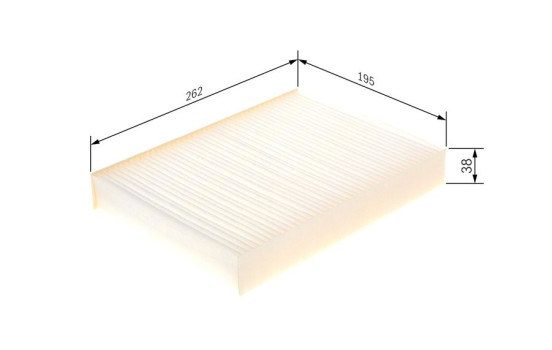 Filter, kupéventilation M5082 Bosch, bild 9