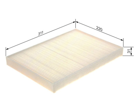 Filter, kupéventilation M5105 Bosch, bild 9