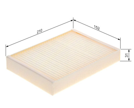 Filter, kupéventilation M5121 Bosch, bild 9
