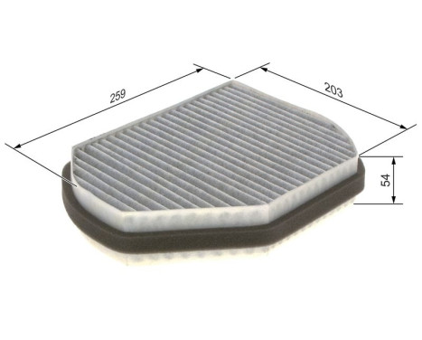 Filter, kupéventilation R2301 Bosch, bild 9