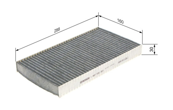 Filter, kupéventilation R2303 Bosch, bild 9