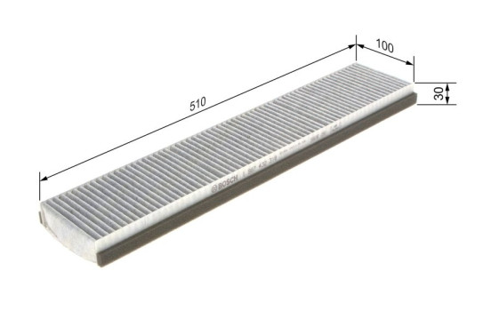 Filter, kupéventilation R2318 Bosch, bild 9