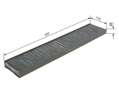 Filter, kupéventilation R2328 Bosch, bild 9