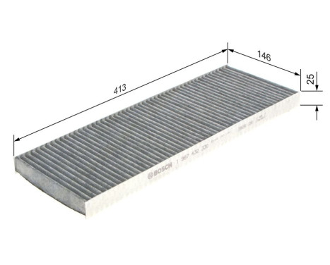 Filter, kupéventilation R2330 Bosch, bild 9